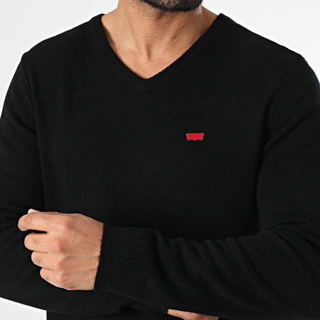 Levi's - Pull Col V A8618 Noir