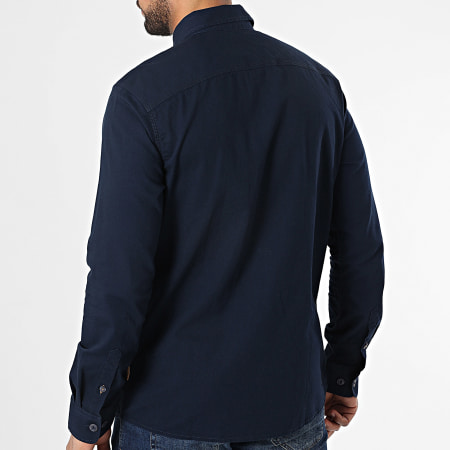 Only And Sons - Chemise Manches Longues Parker Bleu Marine