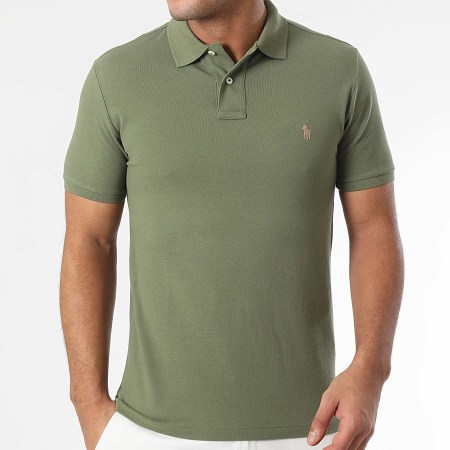 Polo verde caqui outlet