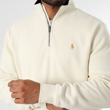 Polo Ralph Lauren - Sudadera con cremallera Original Player Beige Claro