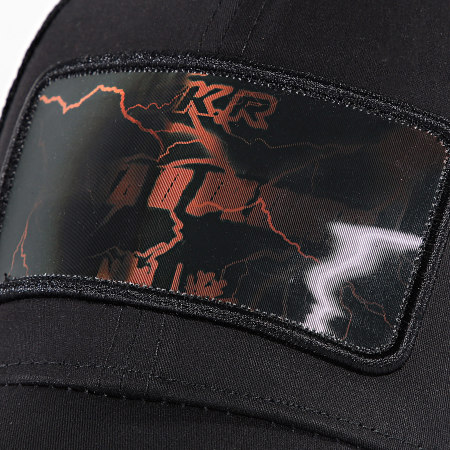 Classic Series - Casquette Trucker Plata O Plomo HLGRM Noir Orange