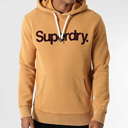 Superdry - Sudadera con capucha Classic Core Logo M2013707A Camel