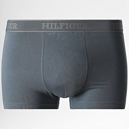 Tommy Hilfiger - Lot De 3 Boxers 3413 Bordeaux Gris Anthracite Bleu Marine