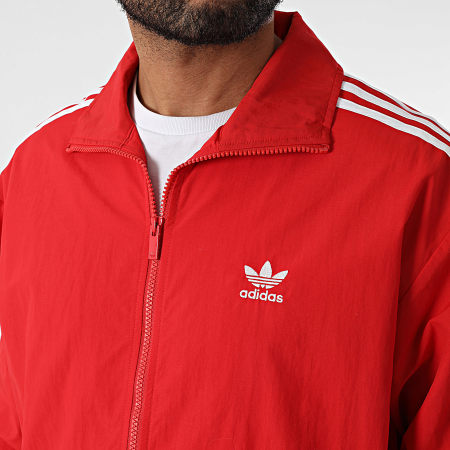Adidas Originals - Veste Zippée A Bandes Firebird IT2495 Rouge