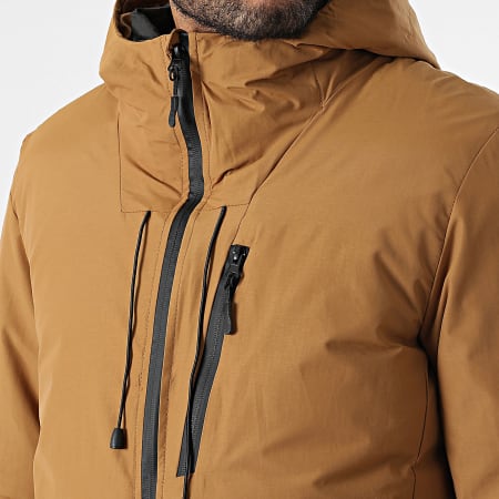 KZR - Parka con capucha camel