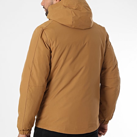 KZR - Parka con capucha camel