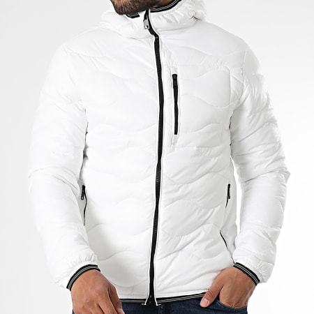 KZR - Doudoune Capuche Blanc