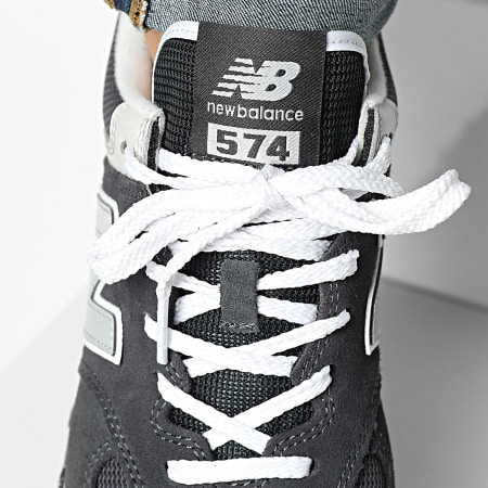 New Balance Baskets 574 U574ESJ Black Grey LaBoutiqueOfficielle