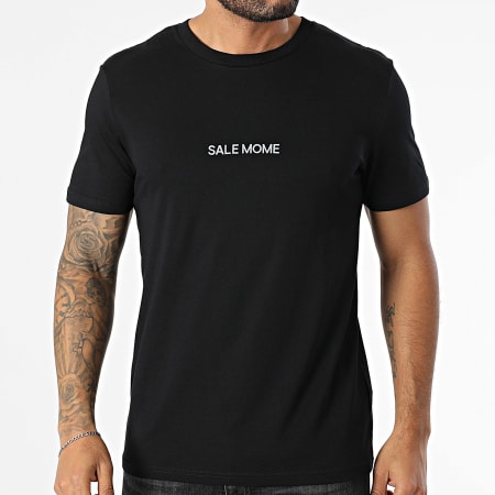 Sale Môme Paris - Tee Shirt Flower Noir Gris