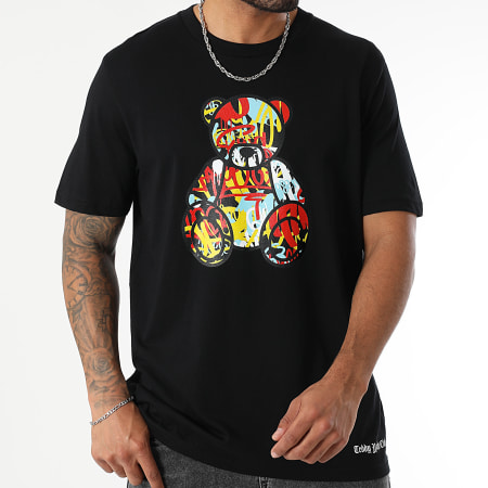 Teddy Yacht Club - Tee Shirt Oversize Large Art Series Classic Front Negro