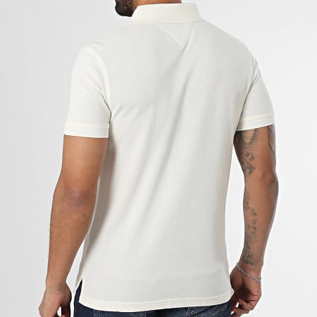 Tommy Hilfiger - Polo Manches Courtes Slim 1985 7771 Beige