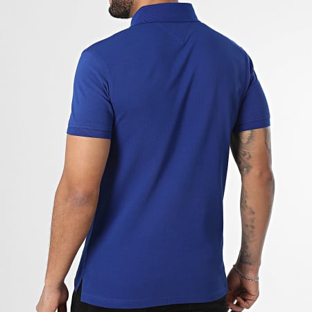 Tommy Hilfiger - Polo Manches Courtes Slim 1985 7771 Bleu Roi