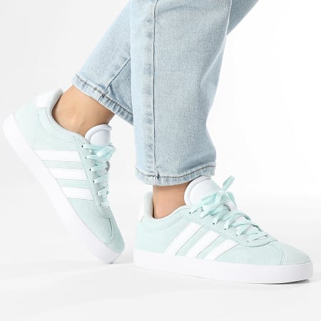 Adidas Sportswear - Baskets Femmes VL Court 3.0 K IH2406 Halo Mint Footwear White Core Black