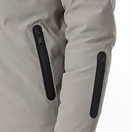 Frilivin - Parka gris con capucha