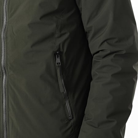 KZR - Veste Zippée Capuche Vert Kaki