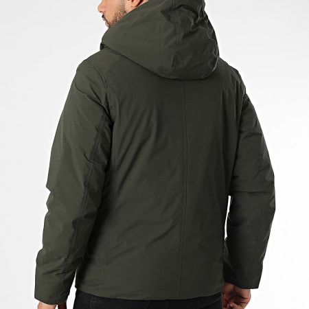 KZR - Veste Zippée Capuche Vert Kaki