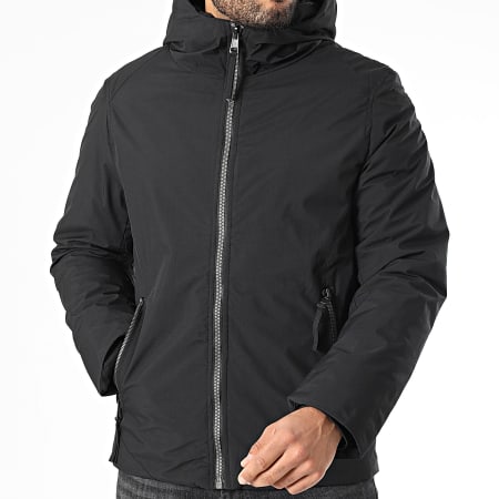 KZR - Veste Zippée Capuche Noir
