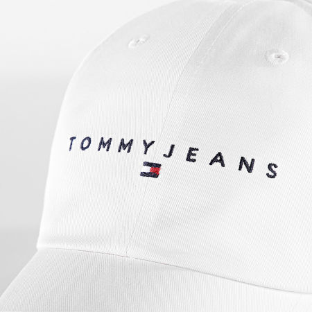 Tommy Jeans - Casquette Linear Logo 2958 Blanc