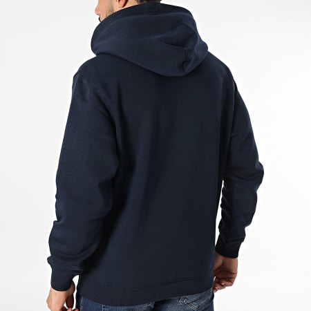 Tommy Jeans - Sweat Capuche Linear Logo 0746 Bleu Marine