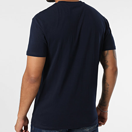 Tommy Jeans - Tee Shirt Linear Logo 0744 Bleu Marine
