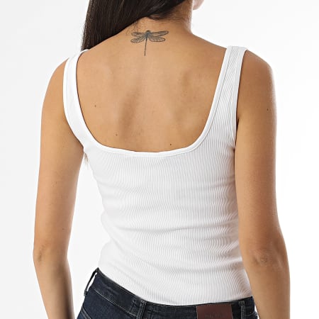 Calvin Klein - Camiseta de tirantes para mujer 3192 Blanco