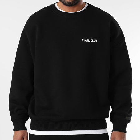 Final Club - Sweat Crewneck Small Front Noir