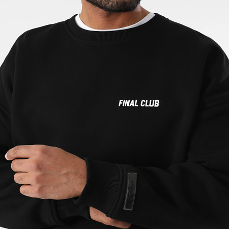 Final Club - Sweat Crewneck Small Front Noir