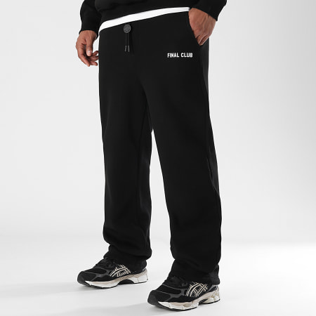 Final Club - Pantalón Jogging Pequeño Delantero Negro