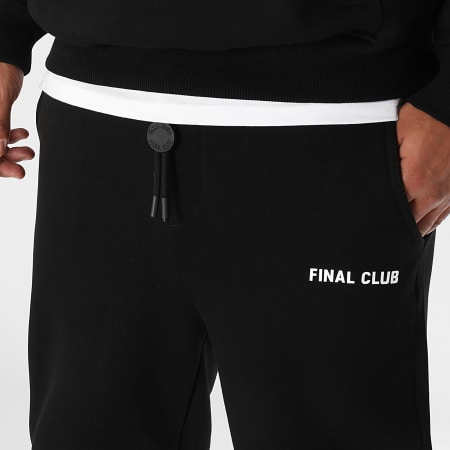 Final Club - Pantalón Jogging Pequeño Delantero Negro