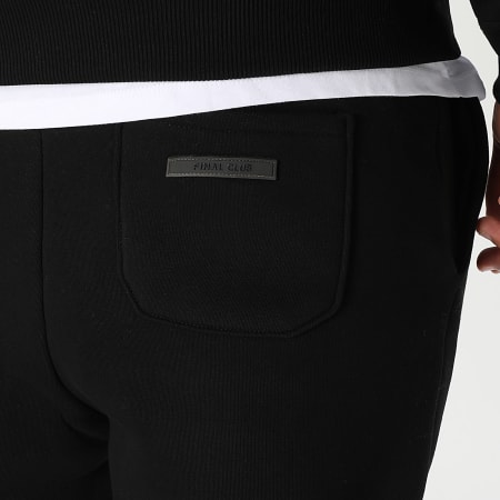 Final Club - Pantalón Jogging Pequeño Delantero Negro