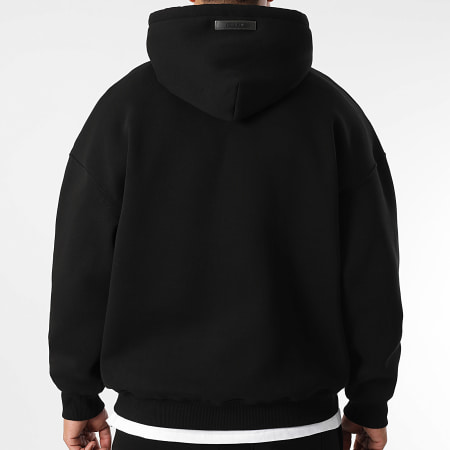 Final Club - Conjunto de sudadera con capucha y pantalón de chándal Small Front Negro