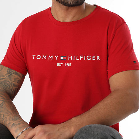 Tommy Hilfiger - Tee Shirt Logo 1797 Rouge
