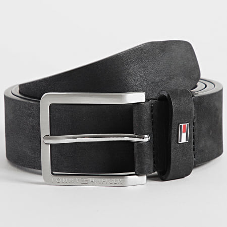 Tommy Hilfiger - Ceinture Oliver Nubuck 3.5 3019 Noir
