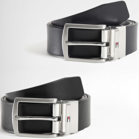 Tommy Hilfiger - Ceinture Réversible Denton 3.5 3012 Noir Bleu Marine