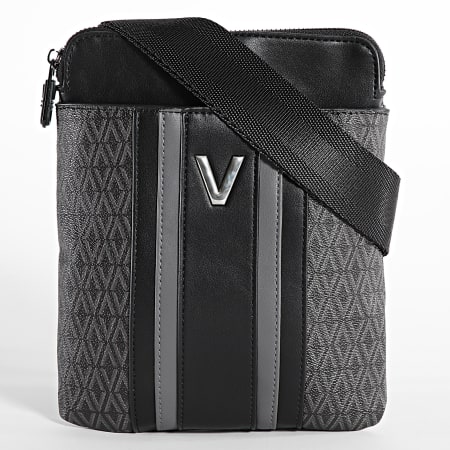 Valentino By Mario Valentino - Sacoche Axie VBS8AY05 Noir Gris Anthracite
