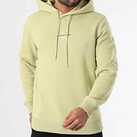 Calvin Klein - Sweat Capuche 5629 Vert Clair