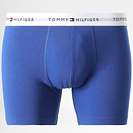 Tommy Hilfiger - Lot De 3 Boxers 3061 Noir Bordeaux Bleu Roi
