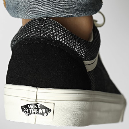 Vans - Zapatillas Old Skool CT8CJK1 Denim Check Negro