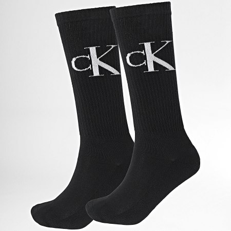 Calvin Klein - Lote de 2 pares de calcetines 701228802 Negro