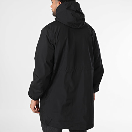 Classic Series - Veste Longue Capuche Emerald Noir