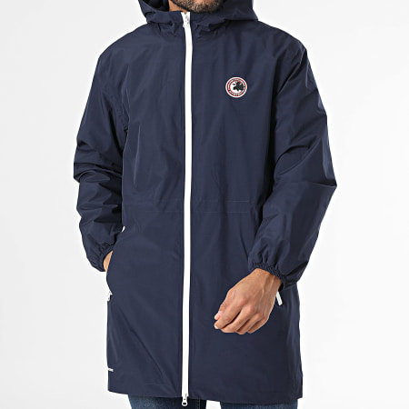 Classic Series - Veste Longue Capuche Emerald Bleu Marine