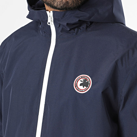 Classic Series - Veste Longue Capuche Emerald Bleu Marine