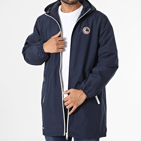 Classic Series - Veste Longue Capuche Emerald Bleu Marine