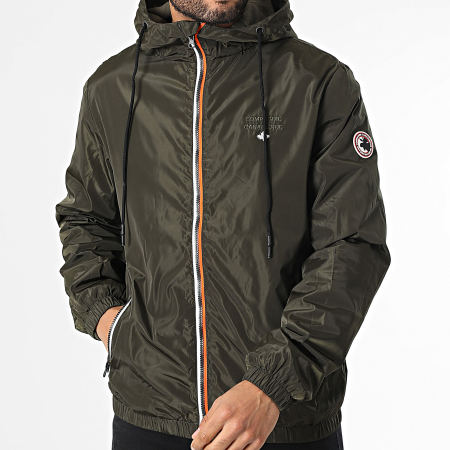 Classic Series - Veste Zippée Capuche Fernie Vert Kaki