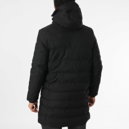 Deeluxe - Chirolong Long Hooded Parka 04V6606M Black - Ryses