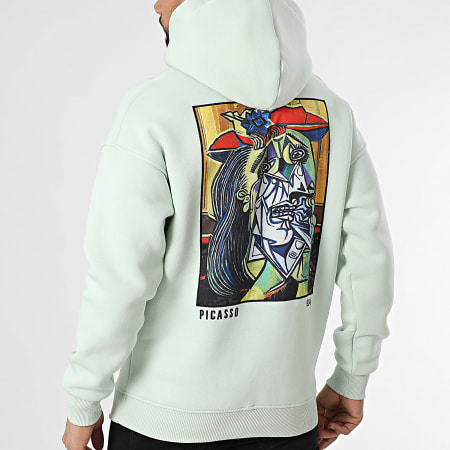 Ikao - Sweat Capuche Vert Clair