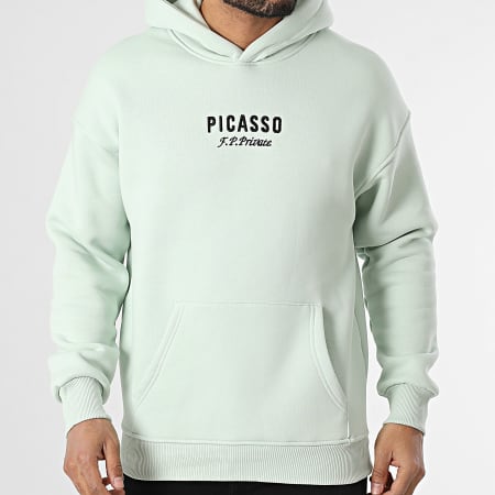 Ikao - Sweat Capuche Vert Clair