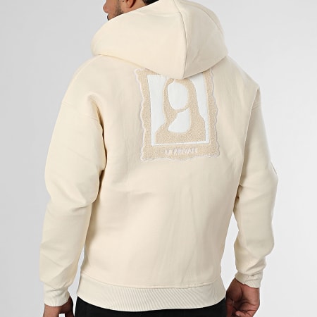 Ikao - Sweat Zippé Capuche Beige