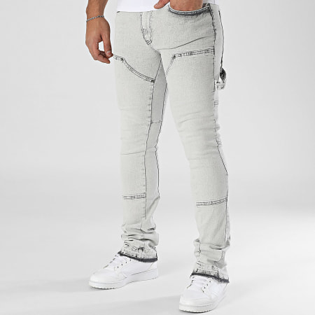 Classic Series - Jean Flare Gris Wash