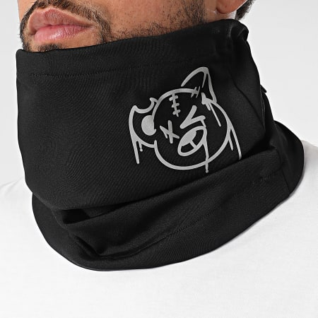 Sale Môme Paris - Cache-Cou Nounours Dripping Noir Réfléchissant
